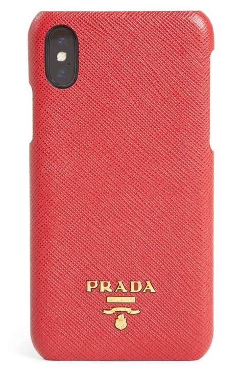 prada saffiano leather iphone case